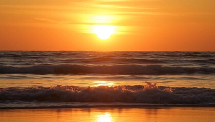 Fototapeta premium sunset over the sea