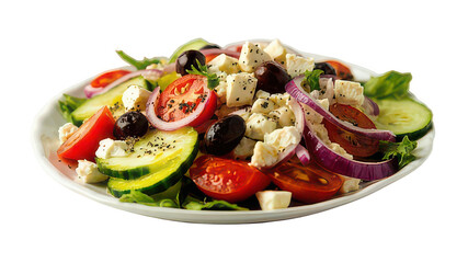 Fresh Greek Salad. Healthy Food. Healthy Lifestyle