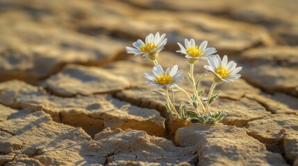 Resilient Flowers in a Dry Landscape