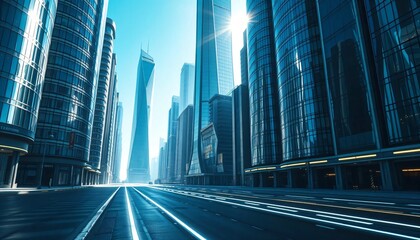 Obraz premium traffic in city