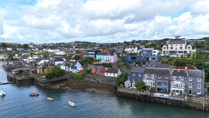 survol de la baie de Kinsale en Irlande près de Cork