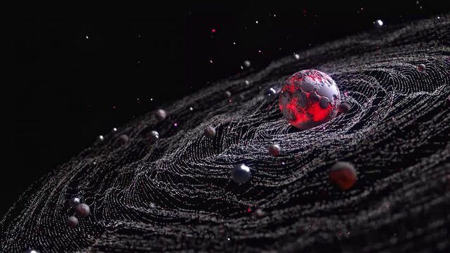 Looped Animation of Solar System