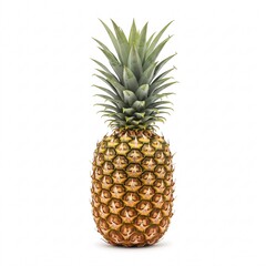 Fototapeta premium Pineapple, isolated on white background.