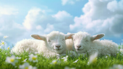 Fototapeta premium cute and wild animals