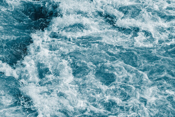 Water surface of the mountain river.