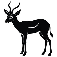 deer silhouette vector