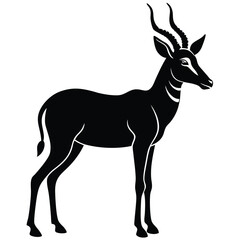 silhouette of a deer