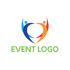 Obraz premium events logo design vector