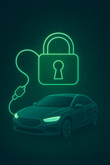 Cybersecurity protection for electric vehicle charging systems, secure connection and encrypted data exchange for smart car infrastructure
