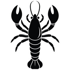 crayfish vector illustration