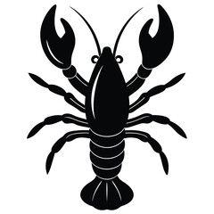 crayfish vector illustration