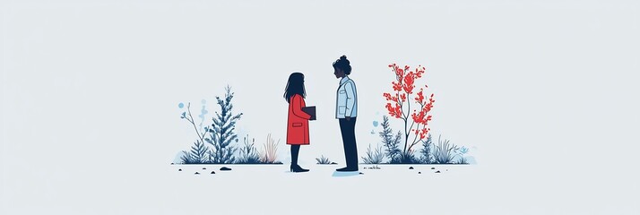 women empowerment banner with diverse styles and slogan