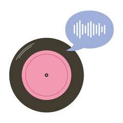 Podcast Elements Including Audio Controls, Headphones, Mobile Apps, and Sound Visuals