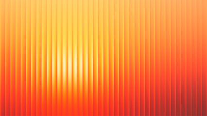 Glowing golden sunset light with summer energy. Vibrant orange and yellow gradient lines with fractal glass effect create radiant pattern full of sunshine and joy. Perfect for bright seasonal design