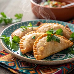 Hot empanadas. Fried pies. 