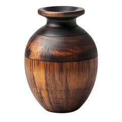 A Biodegradable Urn for Eco-Friendly Burial Isolated on Transparent Background