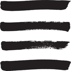 set of grunge banners