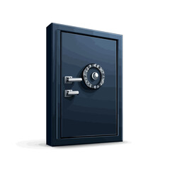 Safe vector icon, isolated on white background  -  