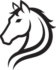 horse head silhouette