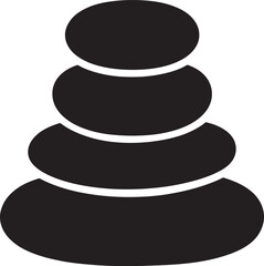 Hot Stone vector icon