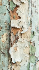 Obraz premium Weathered beauty an abstract study in texture and decay