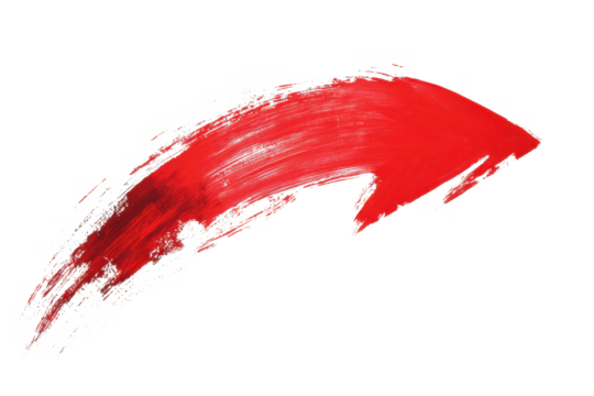 A red abstract arrow swooshing across a black background with a dynamic and energetic design element present