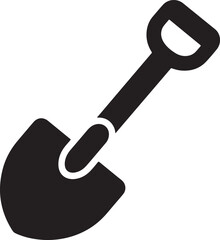 shovel vector illustration