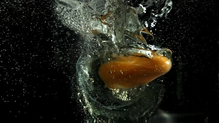 Cooking poached eggs. Filmed on a high-speed camera at 1000 fps. High quality FullHD footage - Powered by Adobe