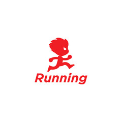 Running Logo Vector Symbols People