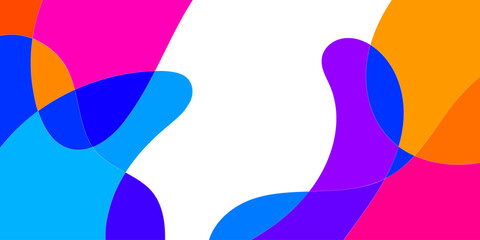 Vector Background of colorful liquid and fluid for summer collection, Cards, Posters, Flyers, Discs. Editable Background with Clipping Mask. Vector.