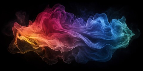 rainbow gradient mesh abstract rainbow gradient mesh with fluid movement