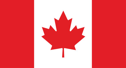 flag,canada,leaf modern flat vector illustration for national symbol design vector graphic for patriotic theme