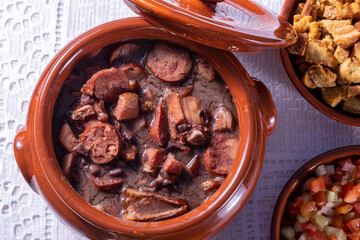 Feijoada, the Brazilian cuisine tradition and typical food