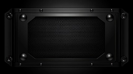 Dark metallic grill texture