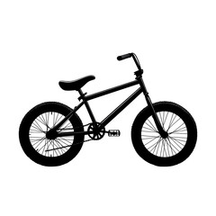 BMX bike silhouette --v 6.1 --s 750 --raw