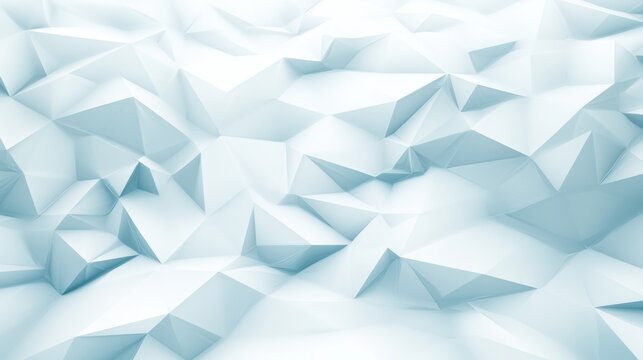 Abstract light blue lowpoly background texture geometric triangular pattern 3 d design