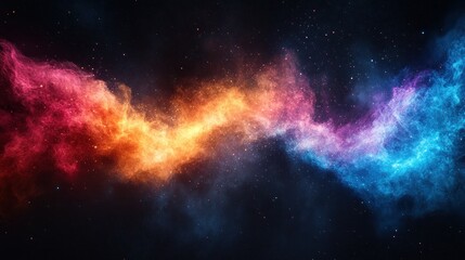 Cosmic Nebula Swirls, Space Background, Design Element