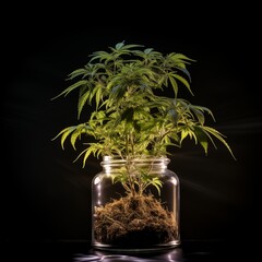 green plant in a pot