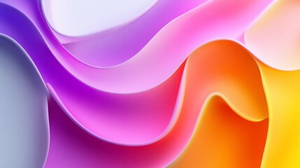 Abstract Colorful Waveform Design Background