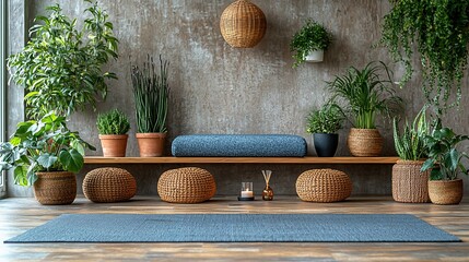 Modern Zen Meditation Space