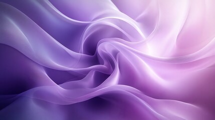 Obraz premium Abstract Lavender Silk Drape: Elegant Swirling Texture