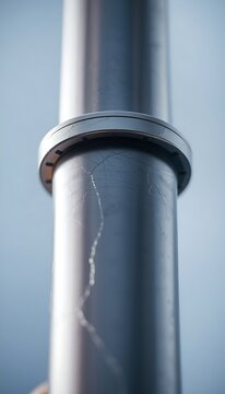 close up of a person holding a metal object