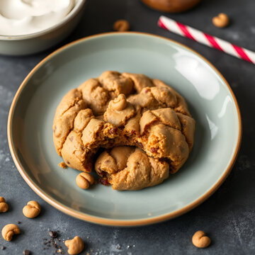 Delicious Flump Cookie Food Photography: Stock Photo For Backgrounds, Graphics, and Design Projects