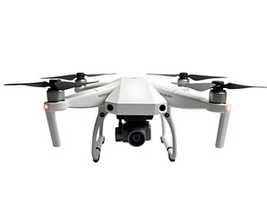 Drone isolated on white