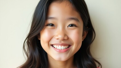 Radiant Child's Joyful Smile