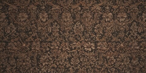 Intricate damask floral pattern, elegant texture, repeat, gold, intricate