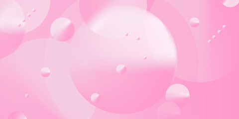 Abstract pink background with bubbles. Cool background design for posters. Eps10 vector