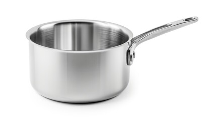 Small stainless steel saucepan