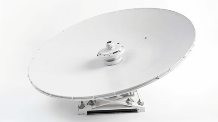 Large satellite dish antenna