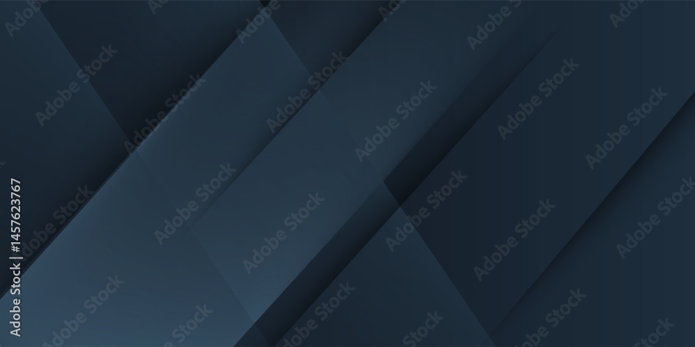Poster abstract dark gray overlap square background. simple and trendy shapes pattern with shadow and lines